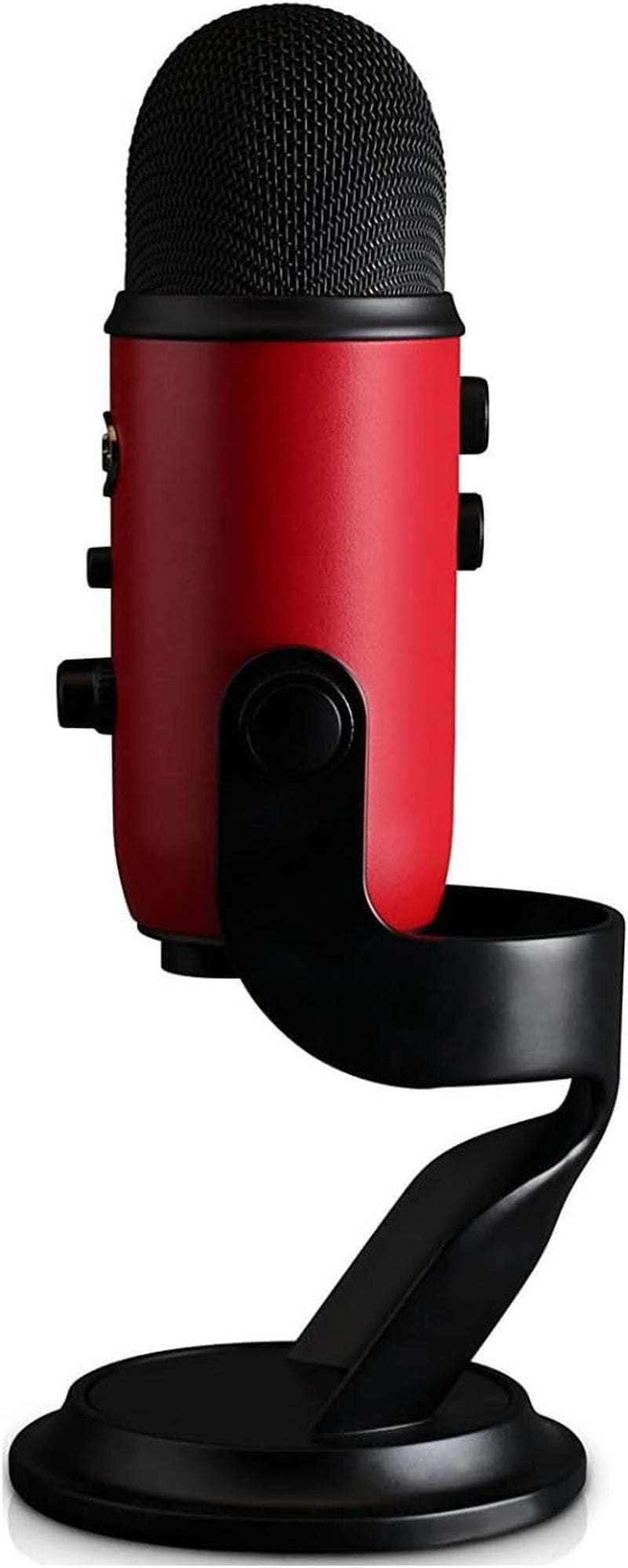 Yeti USB Mic,  VO!CE Software, 4 Pickup Patterns, Headphone Output & Volume Control, Plug & Play, Satin Red