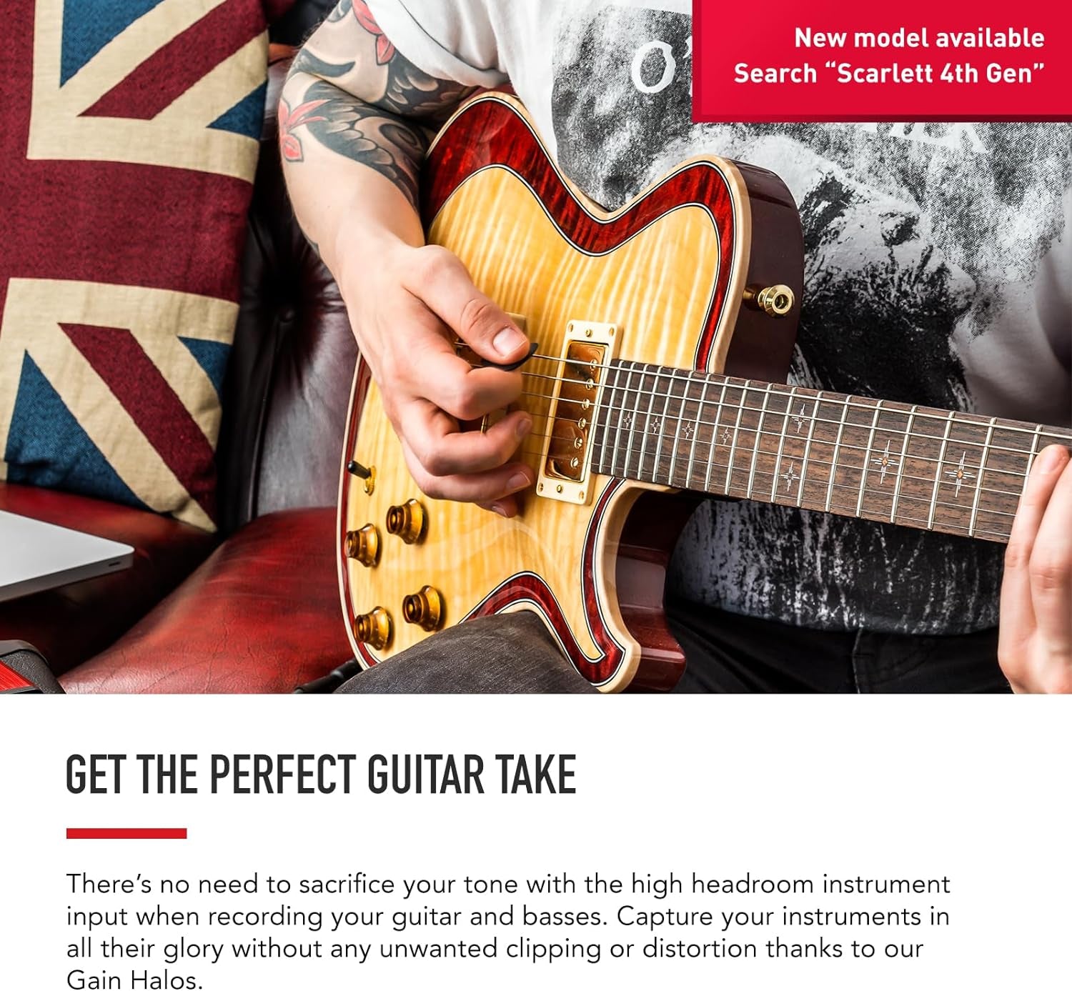 Scarlett Solo 3Rd Gen USB Audio Interface, for the Guitarist, Vocalist, Podcaster or Producer ? High-Fidelity, Studio Quality Recording, and All the Software You Need to Record