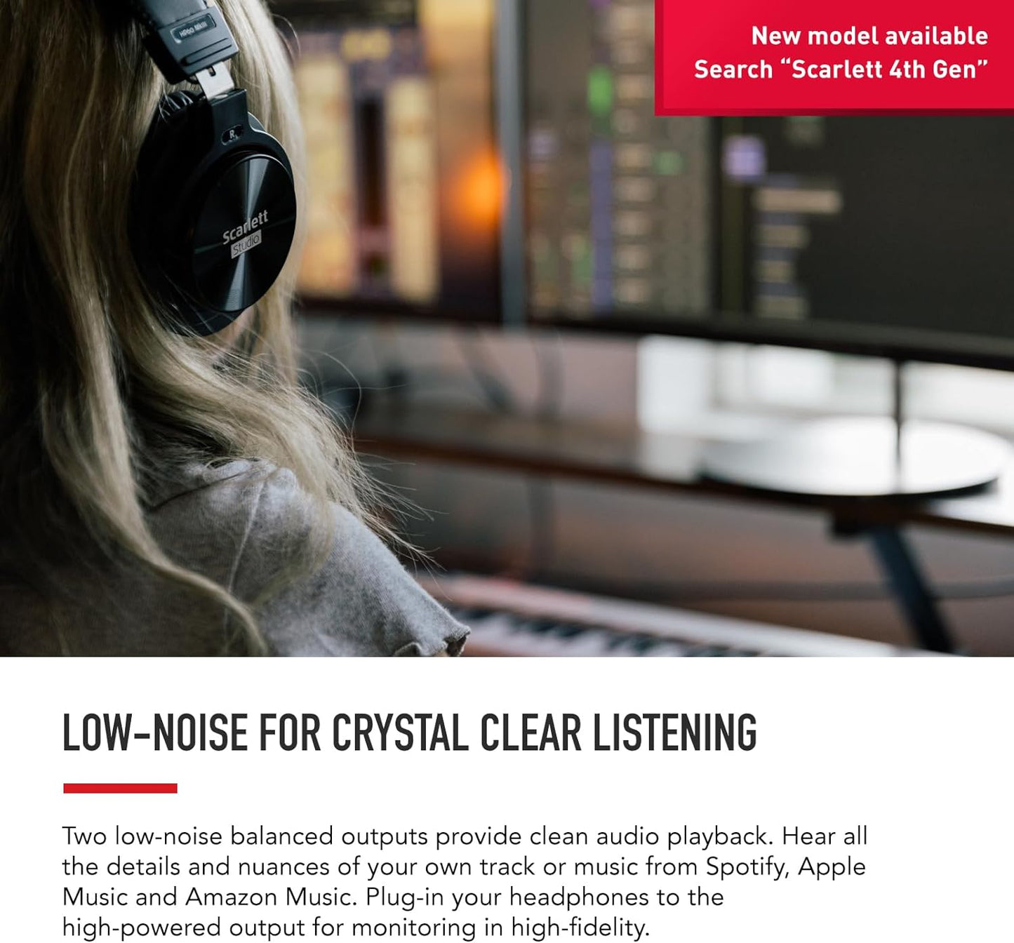 Scarlett Solo 3Rd Gen USB Audio Interface, for the Guitarist, Vocalist, Podcaster or Producer ? High-Fidelity, Studio Quality Recording, and All the Software You Need to Record