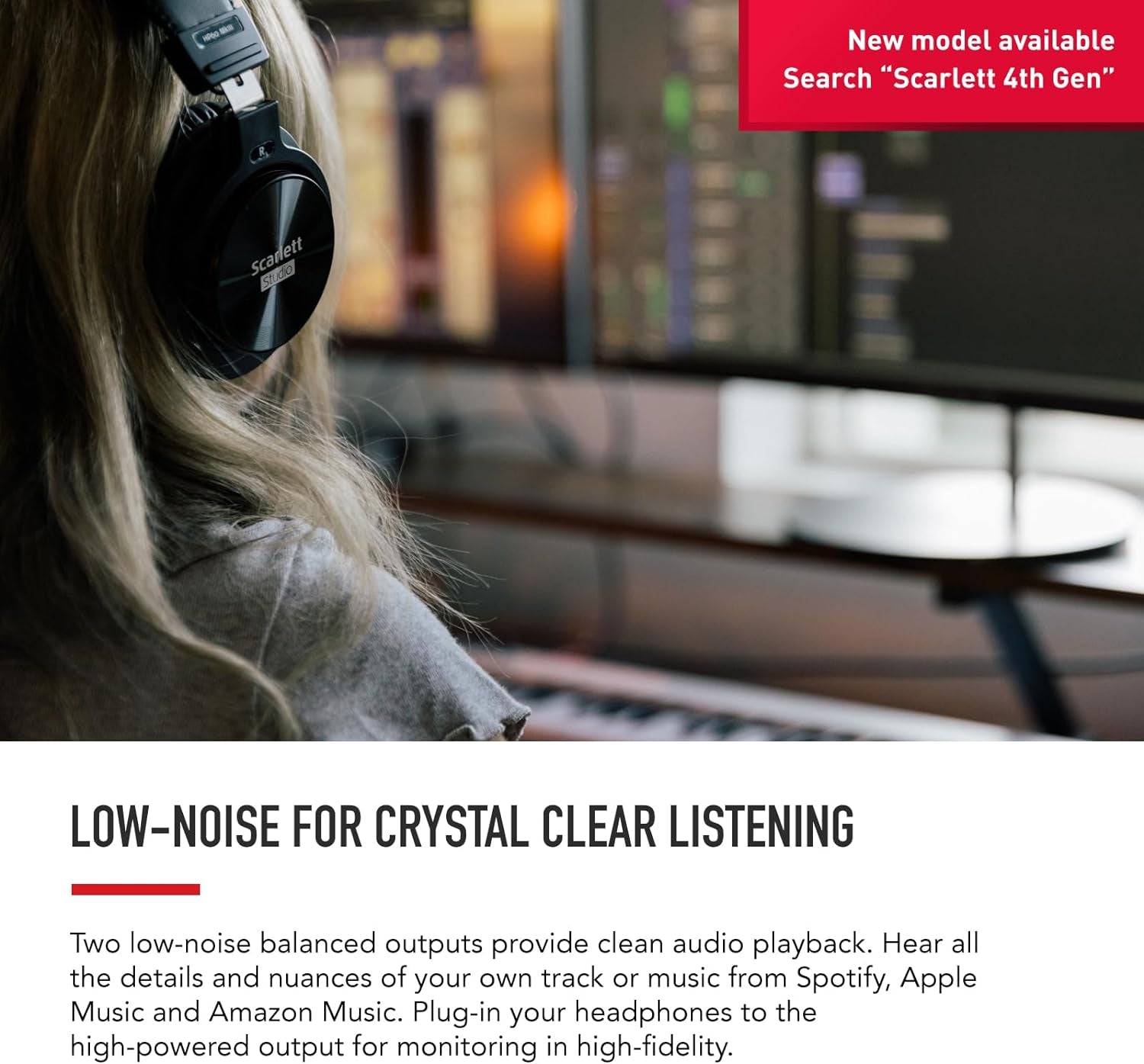 Scarlett Solo 3Rd Gen USB Audio Interface, for the Guitarist, Vocalist, Podcaster or Producer ? High-Fidelity, Studio Quality Recording, and All the Software You Need to Record