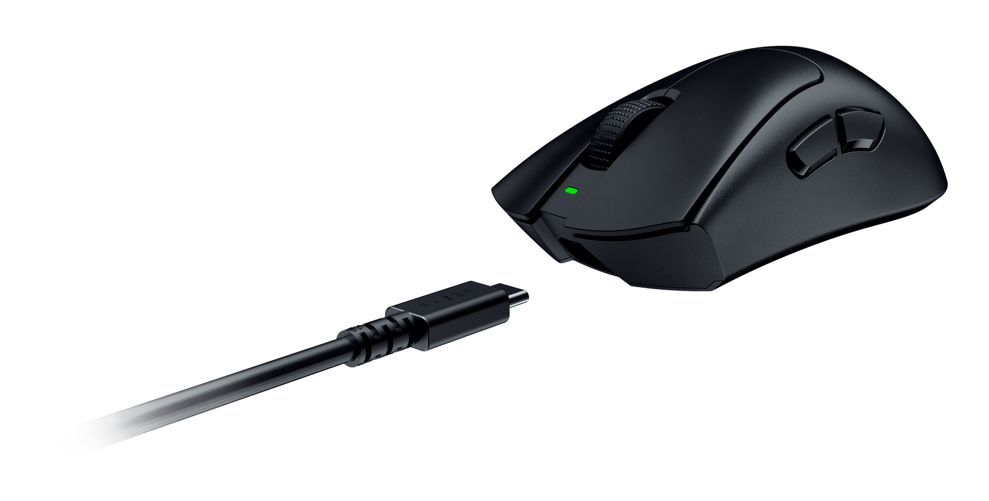 Deathadder V3 Hyperspeed Optical USB Wireless Gaming Mouse, Black