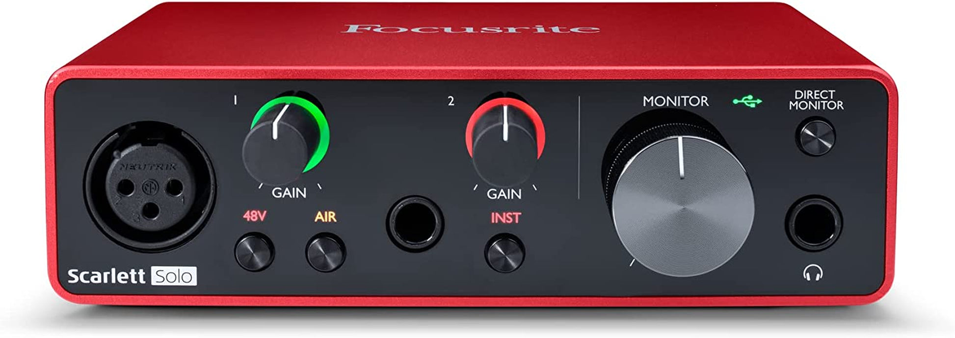 Scarlett Solo 3Rd Gen USB Audio Interface, for the Guitarist, Vocalist, Podcaster or Producer ? High-Fidelity, Studio Quality Recording, and All the Software You Need to Record