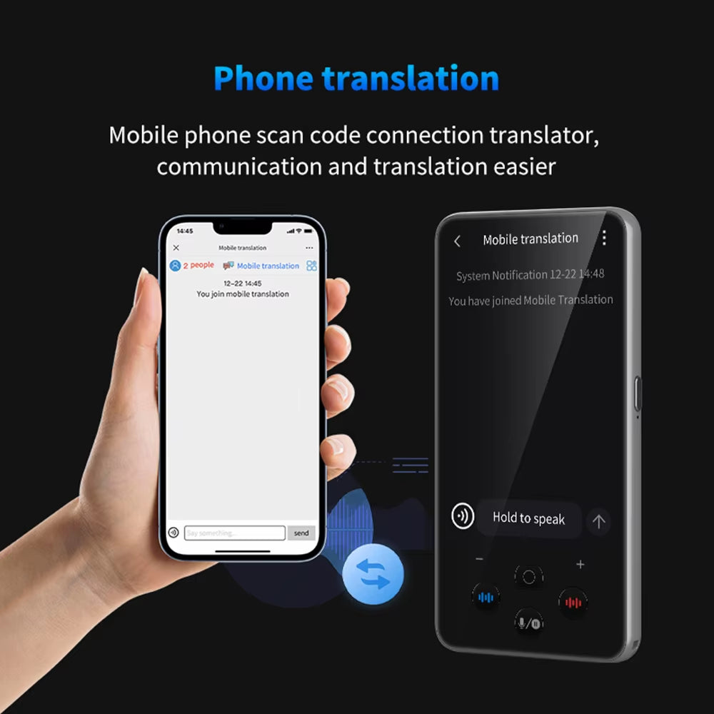 Portable Language Translator Device 138 Languages Voice Translating Offline Translation Simultaneous Text/Photo Translate